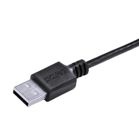 Imagem de Cabo Para Celular Usb A 2.0 Para Usb Tipo C 1M Preto