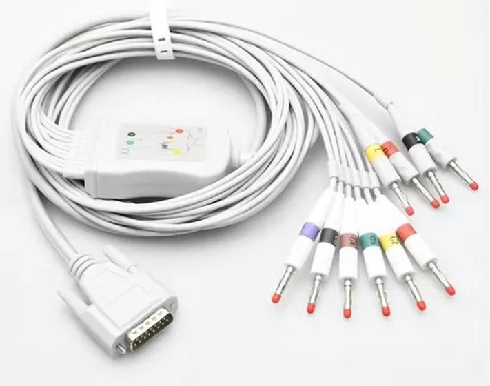 Imagem de Cabo para Ecg TEB pino Banana padrão iec