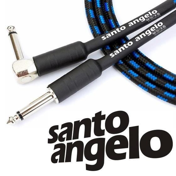 Imagem de Cabo para Guitarra 0,30MM Textil com Conectores P10XP10 Modelo ANGEL L TX 15FT/ 4.57M - SANTO ANGELO