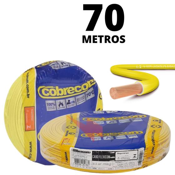 Cabo Para Instalação Interna Com Selo Do Inmetro 2,5mm 70 metros ...