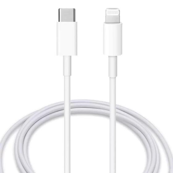 Imagem de Cabo Para Iphone Compatível 11 12 13 XS XR 20W USB-C para Lightning 1M