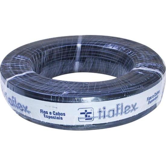 Imagem de Cabo Para Microfone Balanceado AF(T) OFHC 2 x 22AWG Preto Tiaflex - RL / 100 F002