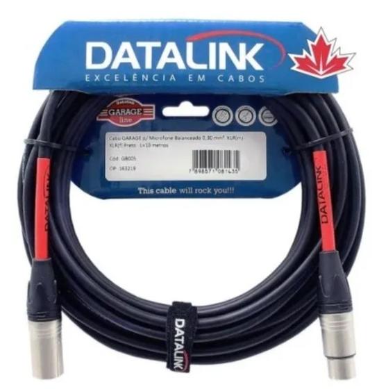 Imagem de Cabo para Microfone Garage XLR(M) XLR(F) 7M Datalink