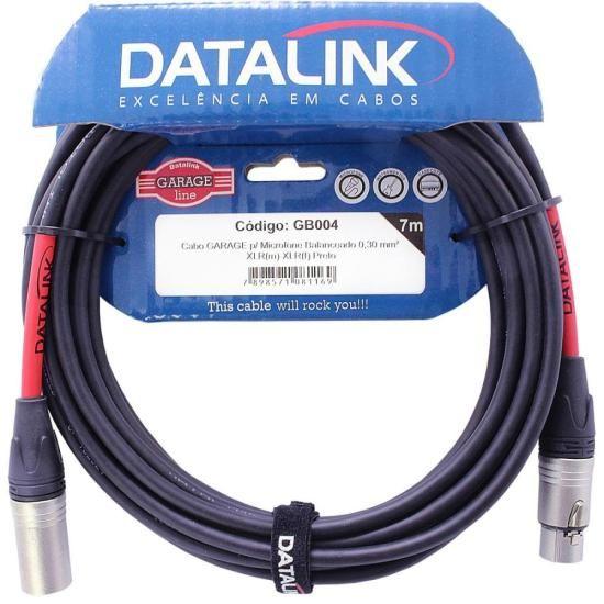 Imagem de Cabo Para Microfone Garage XLR(m) XLR(f) 7m Datalink