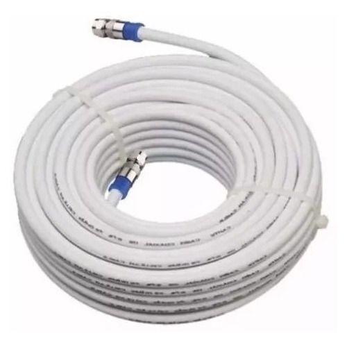Cabo Para Tv Digital Rg59 Montado Coaxial Profissional- 20m Menor preço em Cabo Para Tv Digital Rg59 Montado Coaxial Profissional- 20m