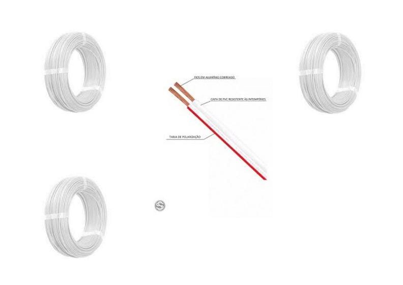 Imagem de Cabo Paralelo Polarizado 0,75mm 300MT - SEG. ELET. PREÇO TOP