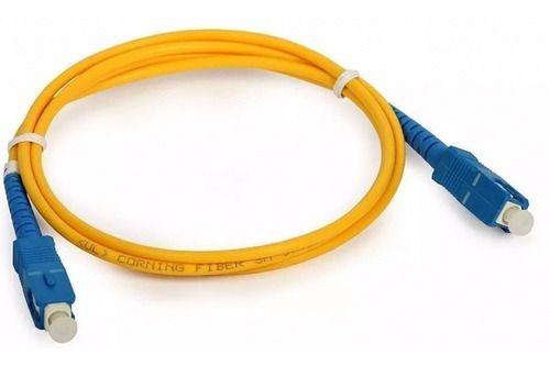 Imagem de Cabo Patch Cord Fibra Óptica Simplex Sc/upc Sc/upc 2 Metros 3mm AMARELO