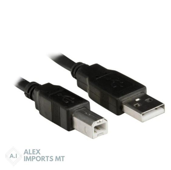 Imagem de Cabo ponta A usb macho para B usb Macho bom impressora