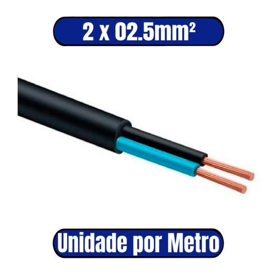 Imagem de Cabo PP 2 Condutores 02.5mm² - (VALOR REFERENTE AO METRO)