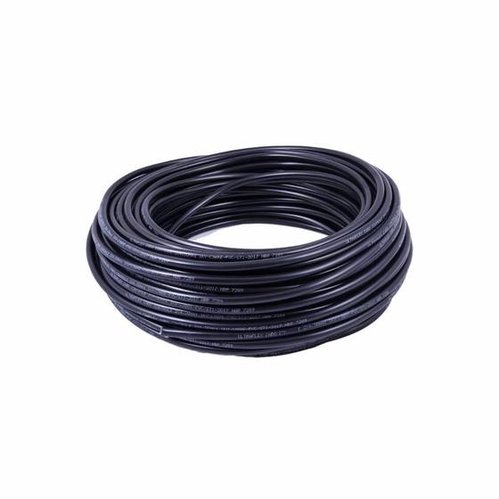 Cabo Pp 2X2,5Mm 500V Rolo 100M Preto Menor preço em Cabo Pp 2X2,5Mm 500V Rolo 100M Preto