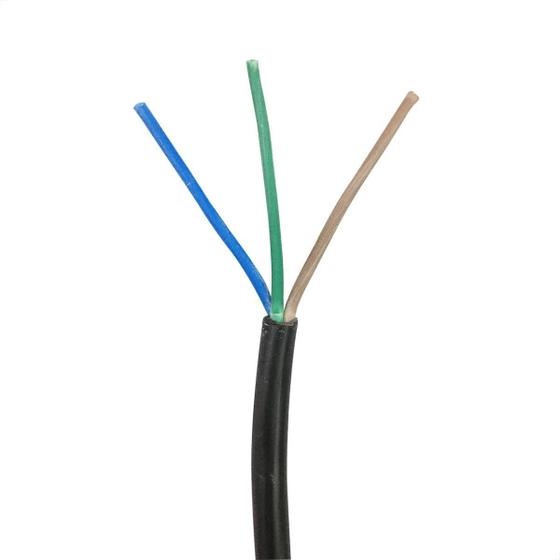 Imagem de Cabo Pp 3X1,50 Mm Elétrico Flexível Preto - 10 Metros