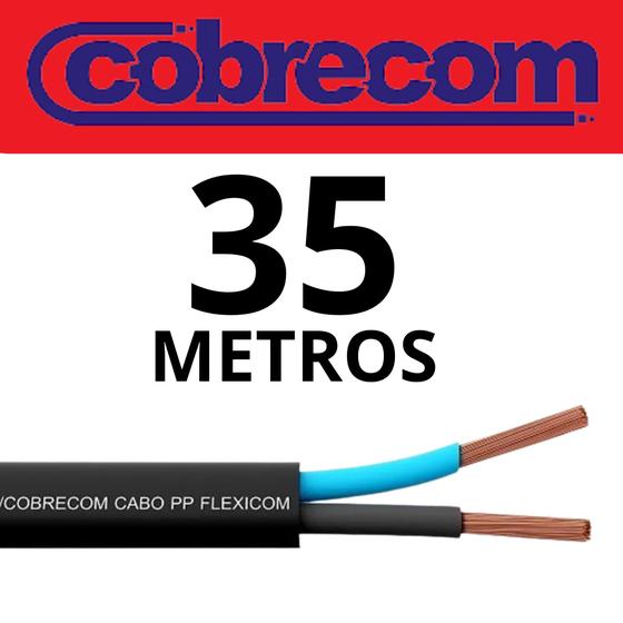 Imagem de Cabo Pp Fio Para Extensão 2x2,50mm Com 35 Metros 