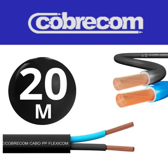 Imagem de Cabo pp Flexível de comando 2x1,50mm Com 20 Metros