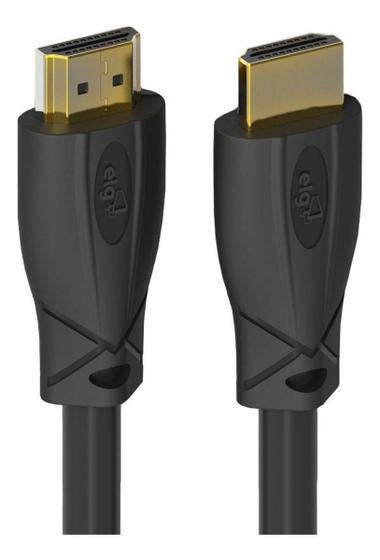 Imagem de Cabo Preto HDMI 2.0 High Speed Ethernet 4K - 1,8Mts - HS1018