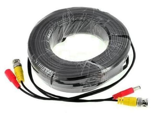 Imagem de Cabo Pronto Cftv Com 30 Mts E Conectores P4 E Bnc