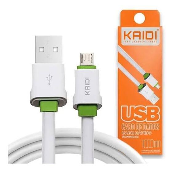 Imagem de Cabo Rápido Para Celular Smartphone V8 Micro USB Kaidi