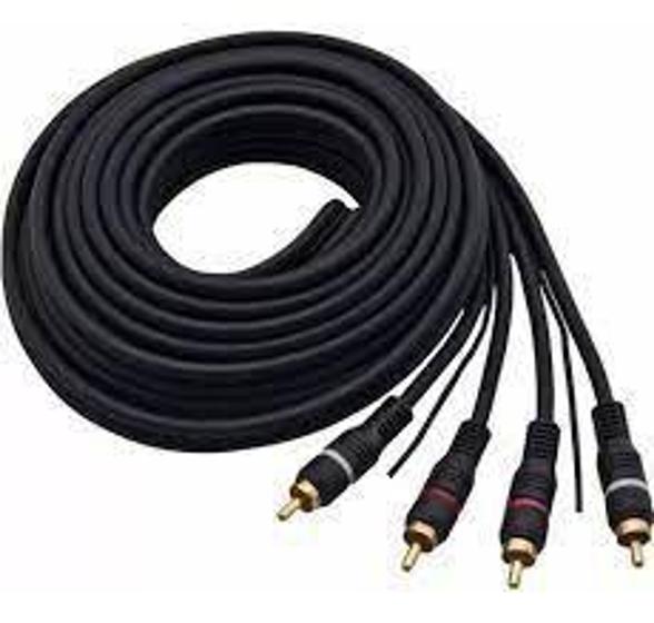 Imagem de Cabo Rca com Fio Terra StormTech Modulo 5m Preto 5mm - Storm Tech