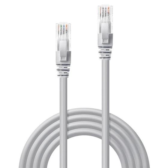 Imagem de Cabo Rede Patch Cord Rj45 Cat6 Cinza 2 Metros