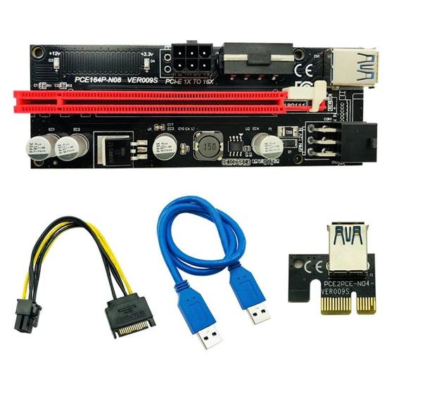Imagem de Cabo Riser Extensor X1 P/ Placa de Vídeo Pci-express VER009S