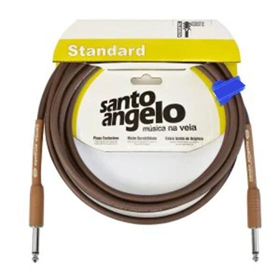 Cabo santo angelo acoustic guitarra violao plug p10 x p10 3.05mt 30mm Menor preço em Cabo santo angelo acoustic guitarra violao plug p10 x p10 3.05mt 30mm