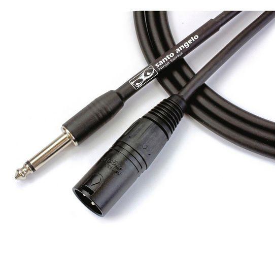 Imagem de Cabo Santo Angelo Ninja Microfone 0,20MM P10 XLR M 7 Metros