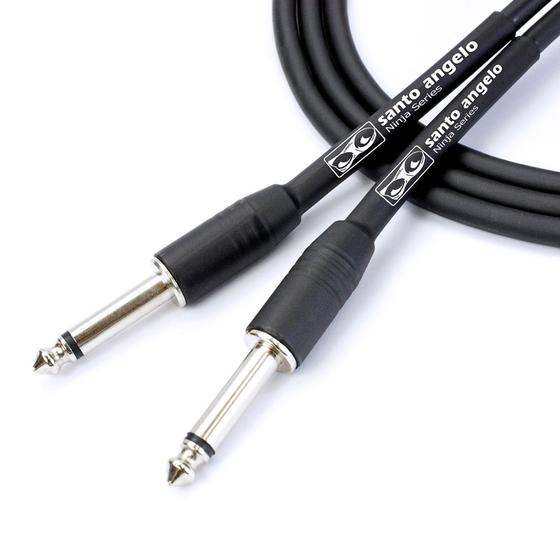 Cabo Santo Angelo Ninja P10 Plug Reto 20ft 6,10m Imagem de Cabo Santo Angelo Ninja P10 Plug Reto 20ft 6,10m