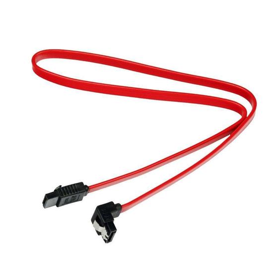 Imagem de Cabo SATA 180º 90º Plus Cable, 50cm - PC-CBST03