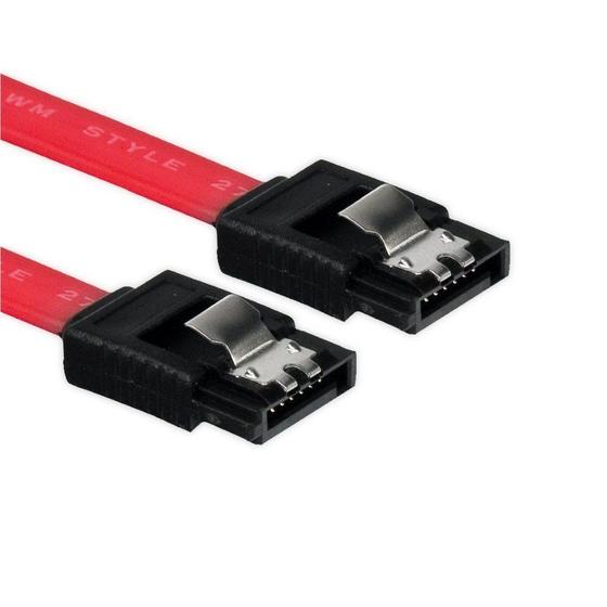 Cabo SATA 3 Dados SSD e HD 50cm Com Trava PC-CBST04 Menor preço em Cabo SATA 3 Dados SSD e HD 50cm Com Trava PC-CBST04
