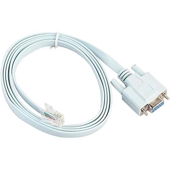 Imagem de Cabo Serial Lan Rj45 Ethernet X Rs232 Db9 Novo