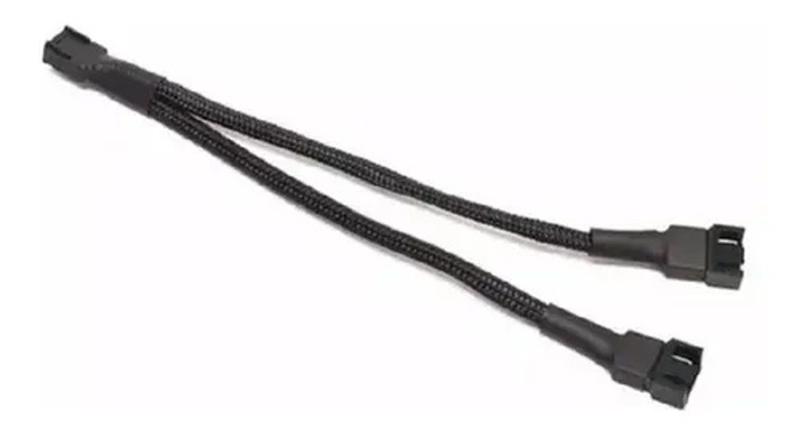 Imagem de Cabo Sleeved Multi-fan 2 Cooler Fan 4 Pin Splitter Pwm 20cm