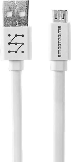 Imagem de Cabo Slick Micro Usb V8 1,2 Metros Smartprime Branco