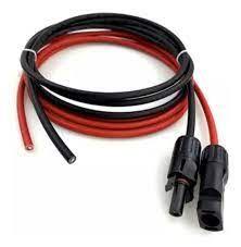 Imagem de Cabo Solar 6mm 20m Preto + 20m Verm + 2 Par De Conector Mc4