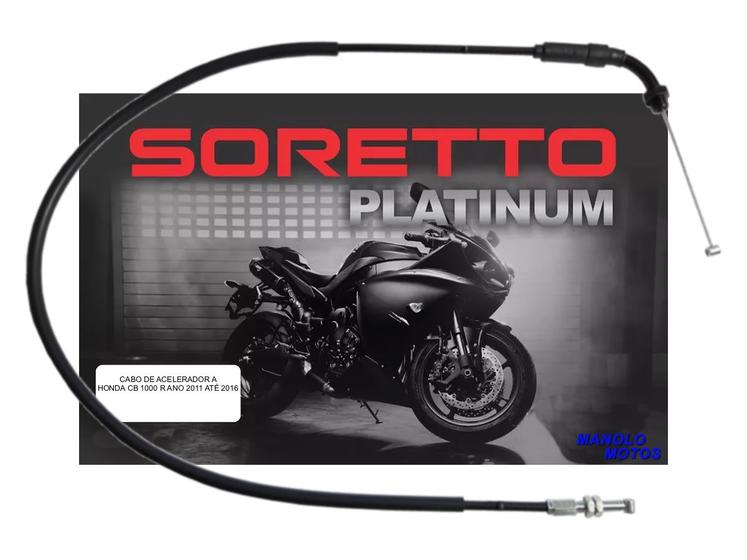 Imagem de Cabo Soretto Platinum acelerador A CB 1000R 2011-2016