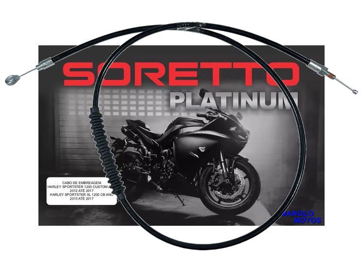 Imagem de Cabo Soretto Platinum embreagem Harley Davidson Sportster 1200 Custom / Xl 1200 CB