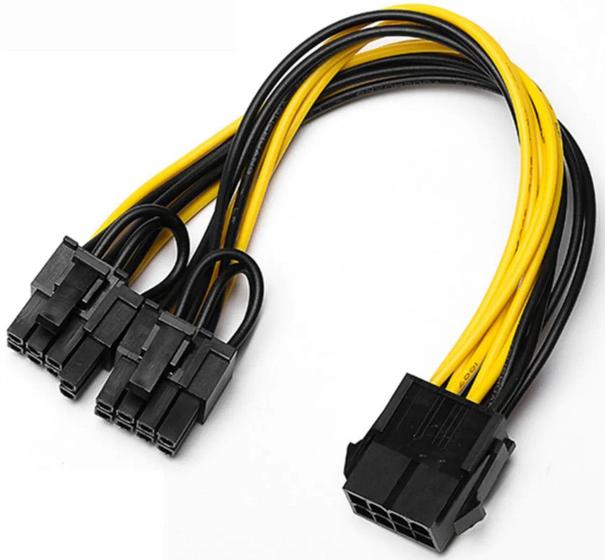 Imagem de Cabo Splitter Y Energia Pci-e 8 Pinos 2x Pci-e 8pin Gpu