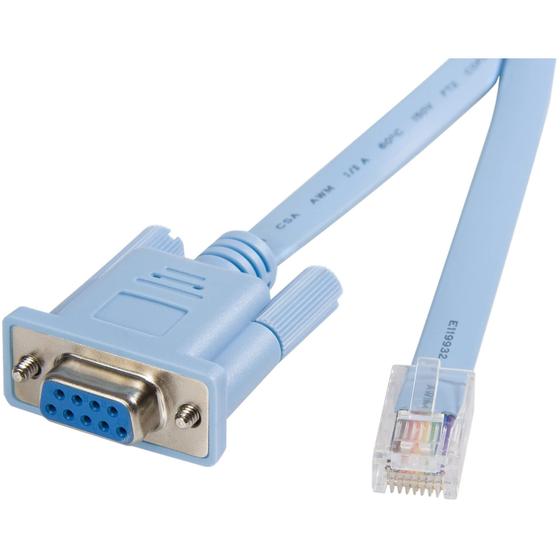 Imagem de Cabo StarTech RJ45 para DB9 Cisco Console 1,8 m M/F