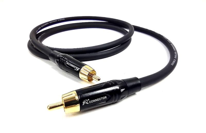 Cabo Subwoofer Ativo 1 Metro Tiaflex/RConector Cabo RCA Magazine