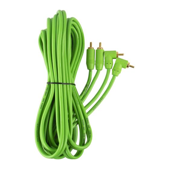 Imagem de Cabo Technoise Series 100P - Rca - 5 Metros - 2 + 2 - Verde