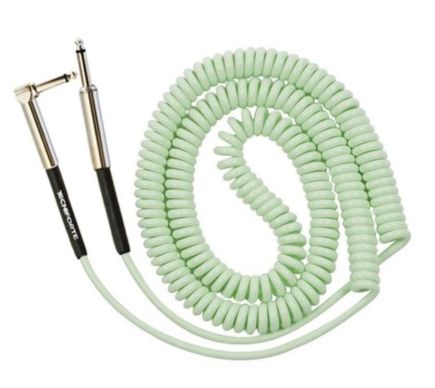 Imagem de Cabo Tecniforte Jimi Coil 30ft 9m Verde Plug L Guitarra