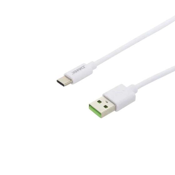 Imagem de Cabo Tipo C 2.4a Branco 2 Metros Danx Du120t