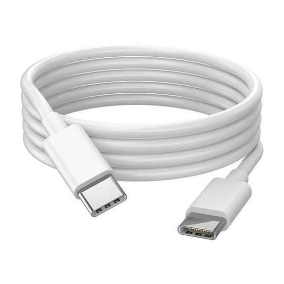 Imagem de Cabo Tipo C Para Tipo C Dados E Recarga Turbo 18 W Celular Smartphone