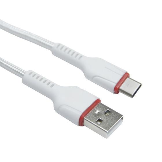 Imagem de Cabo Tipo-C USB-C Para USB Turbo Emborrachado 2.4A 1,0 Metro 13