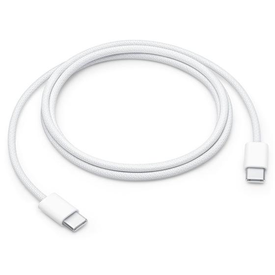 Imagem de Cabo Trançado para Recarga com Conector USB-C (1m) Branco - Apple - MQKJ3AM/A