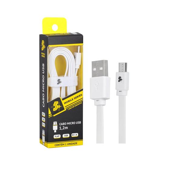Imagem de Cabo Turbo 4.0a 1.2m Micro-usb V8 Carregar Celular Dados