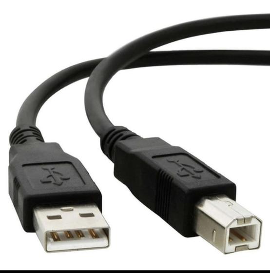 Cabo USB 2.0 A/B Impressora 2 Metros Menor preço em Cabo USB 2.0 A/B Impressora 2 Metros