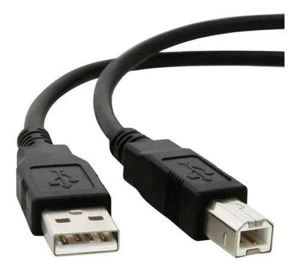 Cabo USB 2.0 AM/BM 2,0 Metros - SOLUCAO Menor preço em Cabo USB 2.0 AM/BM 2,0 Metros - SOLUCAO