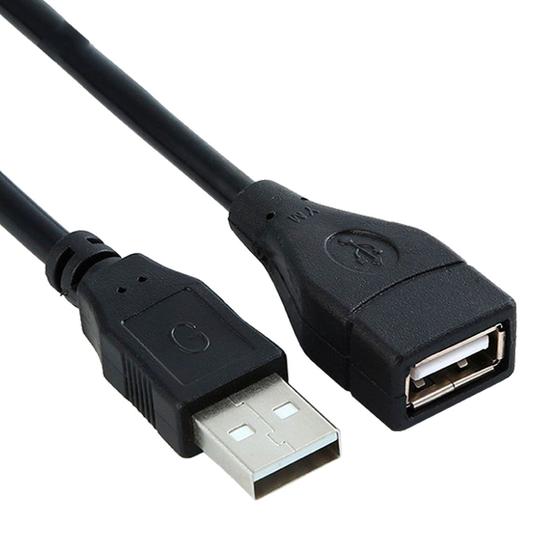Imagem de Cabo Usb 2.0 Extensão 2 Metros Extensor Macho Fêmea