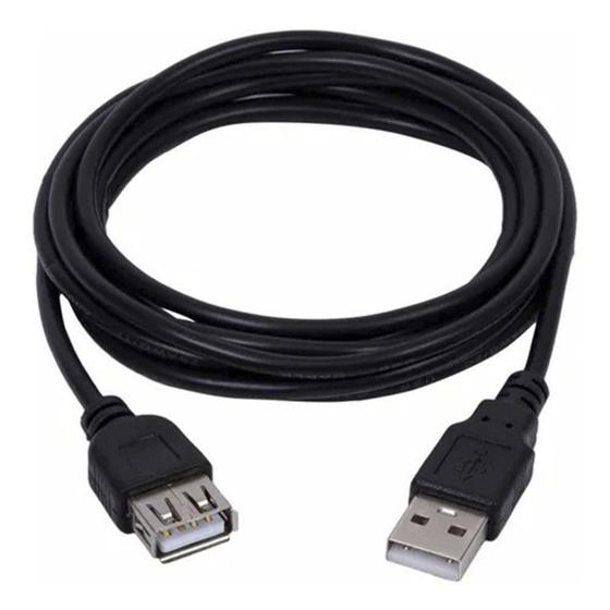 Cabo Usb 2.0 Extensão 2 Metros Extensor Macho Fêmea Menor preço em Cabo Usb 2.0 Extensão 2 Metros Extensor Macho Fêmea