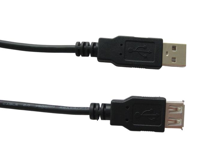 Imagem de Cabo Usb 2.0 Extensão 5 Metros Macho Fêmea