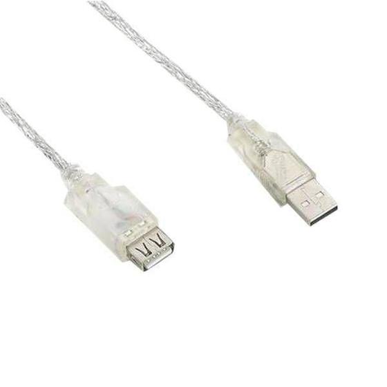 Imagem de Cabo Usb 2.0 Extensor Fce-5 Macho E Fêmea 5 Metros